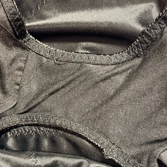 Vintage Black High-Waist Shapewear Briefs | No Tag | Retro Smoothing Girdle - Picture 7 of 8